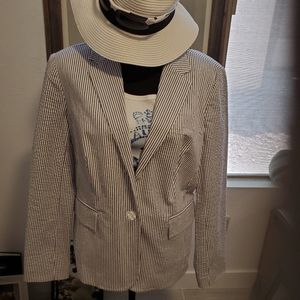 ISSAC MIZRAH SEERSUCKER Blazer